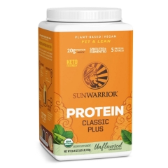 Sunwarrior Classic Plus Biologisch Proteinpulver Natural 750 Gramm