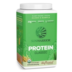 Sunwarrior Biologisch Classic Proteinpulver Naturel 750 Gramm