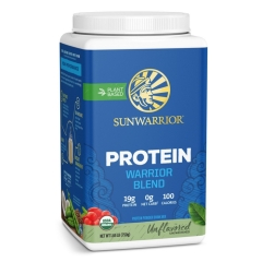 Sunwarrior Warrior Blend Biologisch Proteinpulver Natural 750 Gramm