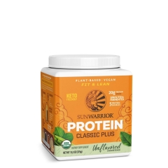 Sunwarrior Classic Plus Biologisch Proteinpulver Natural 375 Gramm