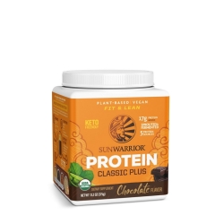 Sunwarrior Classic Plus Biologisch Proteinpulver Schokolade 375 Gramm