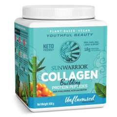 Sunwarrior Kollagenbildende Peptide Proteinpulver Natural 500 Gramm