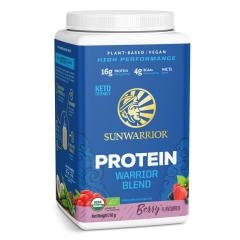 Sunwarrior Warrior Blend Biologisch Proteinpulver Rote Beeren 750 Gramm