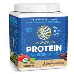 Sunwarrior Warrior Blend Biologisch Proteinpulver Mocha 375 Gramm